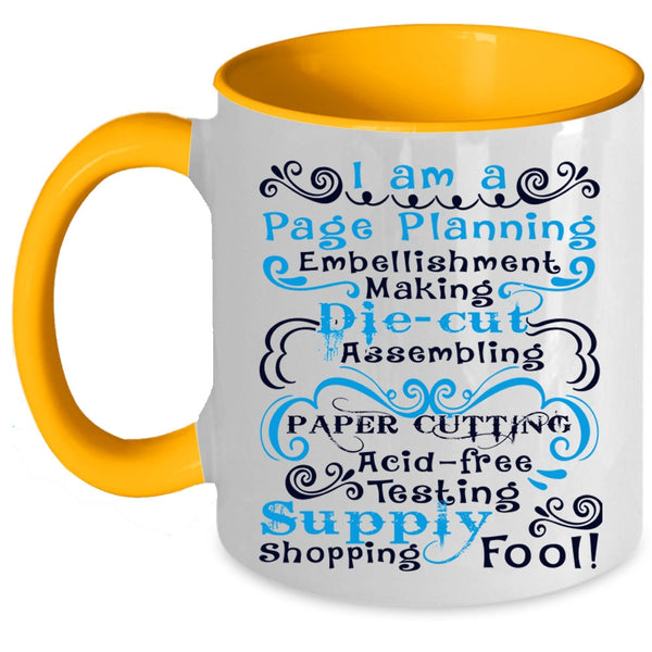 Cute Hairstylist Coffee Mug, I Am A Page Planning Accent Mug