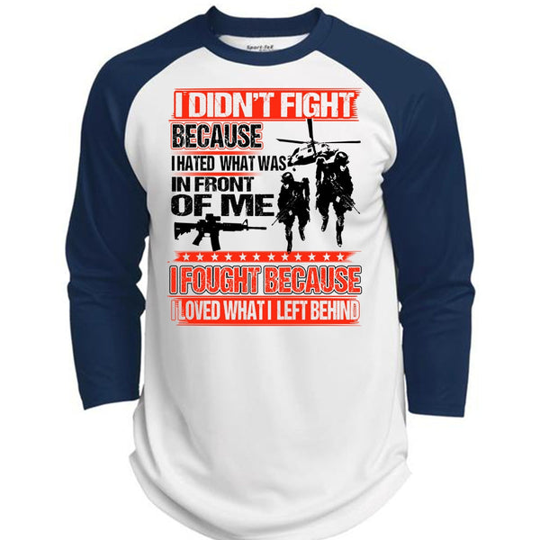 I Hated What Was In Front Of Me T Shirt, I Love Veteran T Shirt, Awesome T-Shirts  (Polyester Game Baseball Jersey)