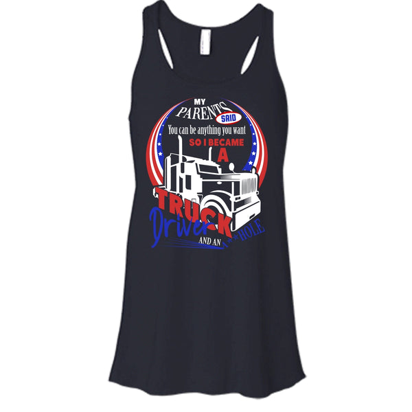 I Became A Truck Driver T Shirt, Gift For Son Tank Top