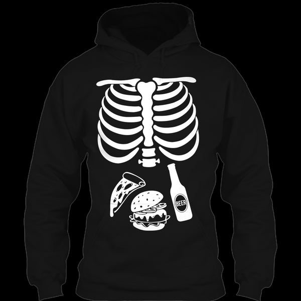 A black t-shirt with the shopify logo