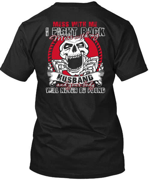 A black t-shirt with the shopify logo