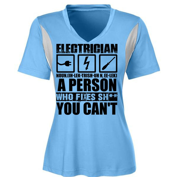 Electrician A Person Who Fixes You Can't T Shirt, I Love Electrician T Shirt, Awesome T-Shirts