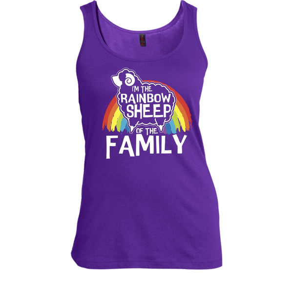 I'm The Rainbow Sheep Of Family T Shirt, Coolest Rainbow Sheep Tank Top
