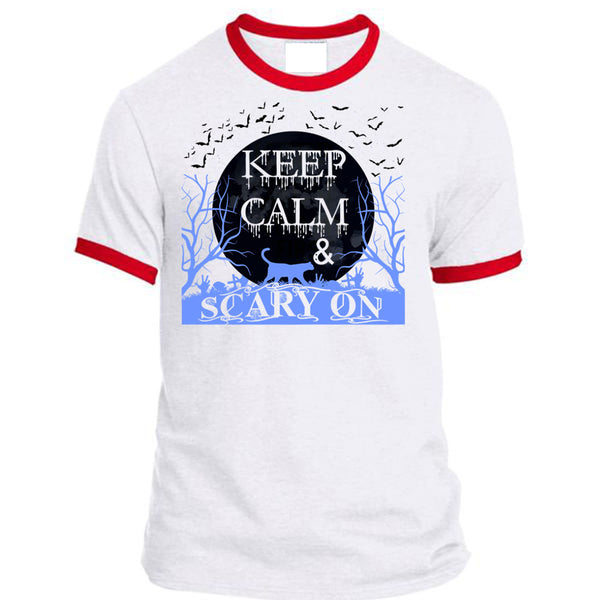 Keep Calm And Scary On T Shirt, Wait For Halloween T Shirt, Awesome T-Shirts