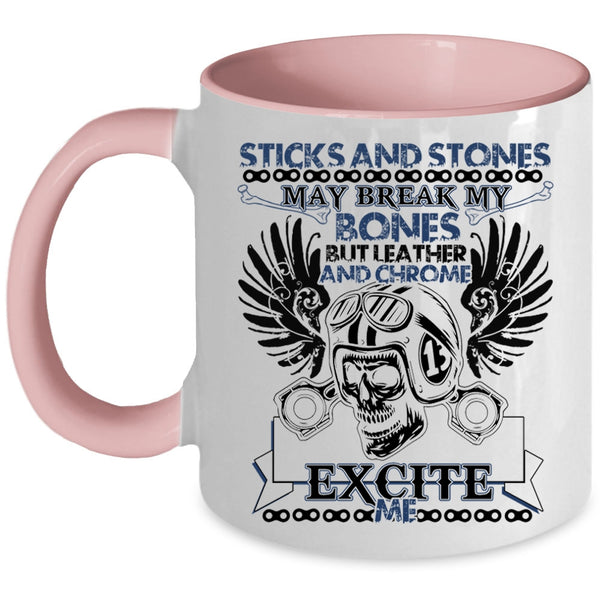 I Love Motorcycles Coffee Mug, Awesome Bikers Accent Mug