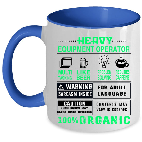Cute Welder Coffee Mug, Heavy Equipment Operator Accent Mug