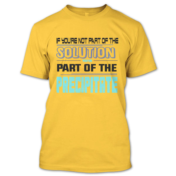 A black t-shirt with the shopify logo