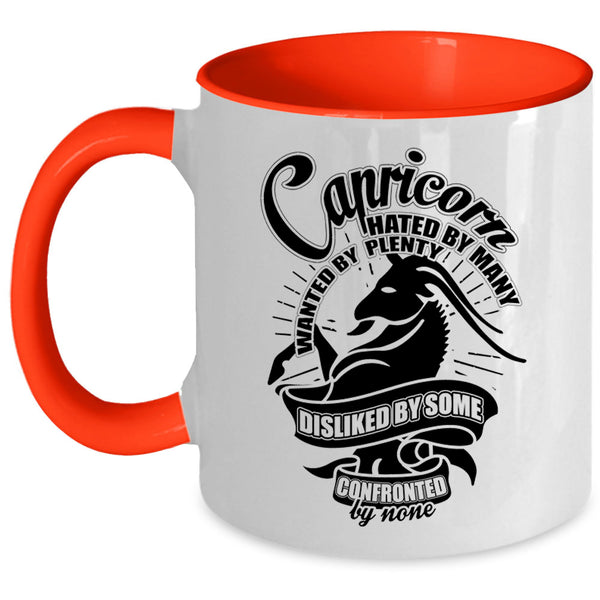 Awesome Capricorn Coffee Mug, Capricorn Wanted By Plenty Accent Mug