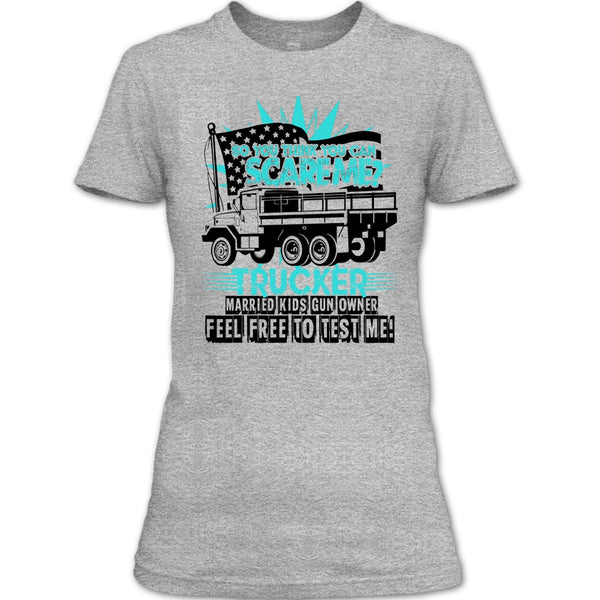 Trucker Married T Shirt, Coolest Trucker Ever T Shirt