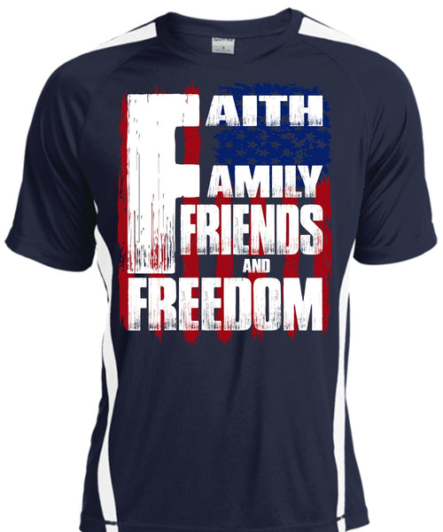 Faith Family Friends And Freedom T Shirt, Being A Veteran T Shirt, Cool Shirt