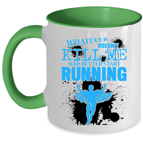 Cool Gift For Runner Coffee Mug, Running Accent Mug