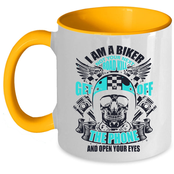 Best Gift For Bikers Coffee Mug, I Am A Biker Accent Mug