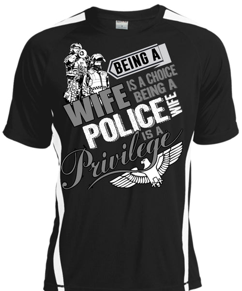 A black t-shirt with the shopify logo