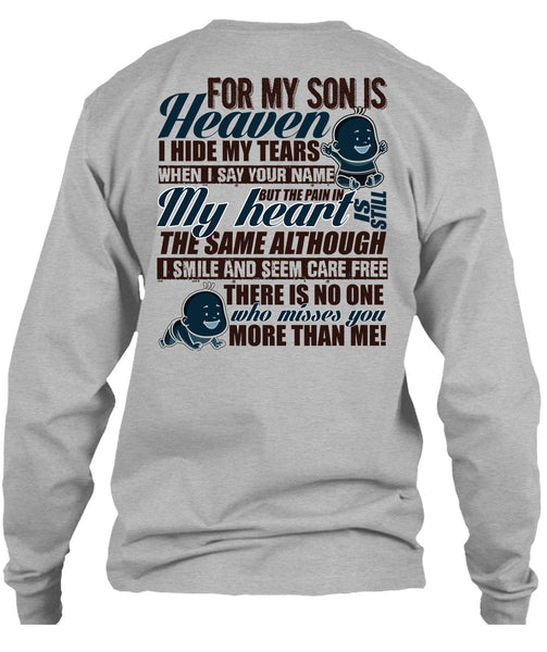 For My Son Is Heaven T Shirt, I Love Son T Shirt