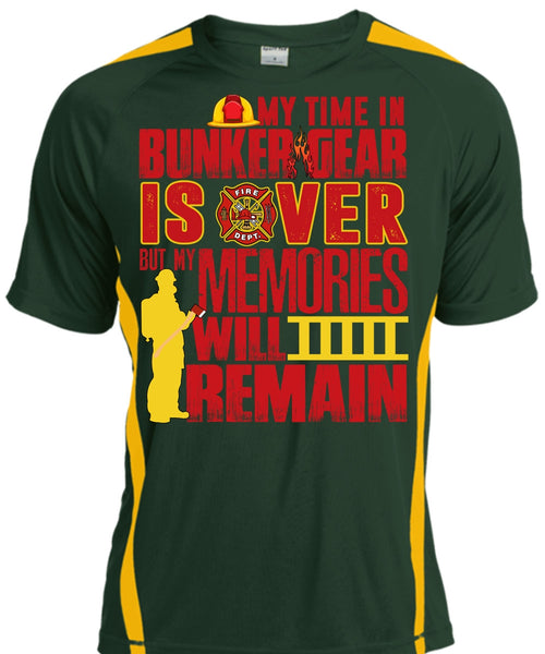 My Time In Bunker Gear Is Over T Shirt, Being A Firefighter T Shirt, Cool Shirt