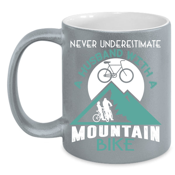 Husband With A Mountain Bike Coffee Mug, Married Coffee Cup