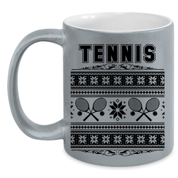 Christmas Family Vacation Coffee Mug, Tennis Accent Mug
