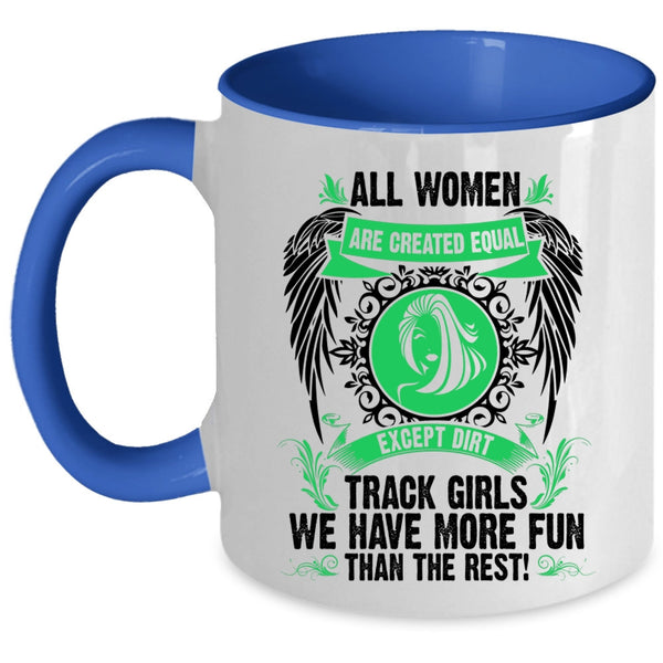Beautiful Girls Coffee Mug, Dirt Track Girls Accent Mug
