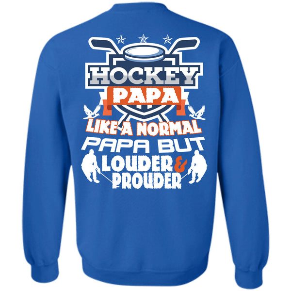 Being A Hockey Player T Shirt, I Love Papa Sweatshirt
