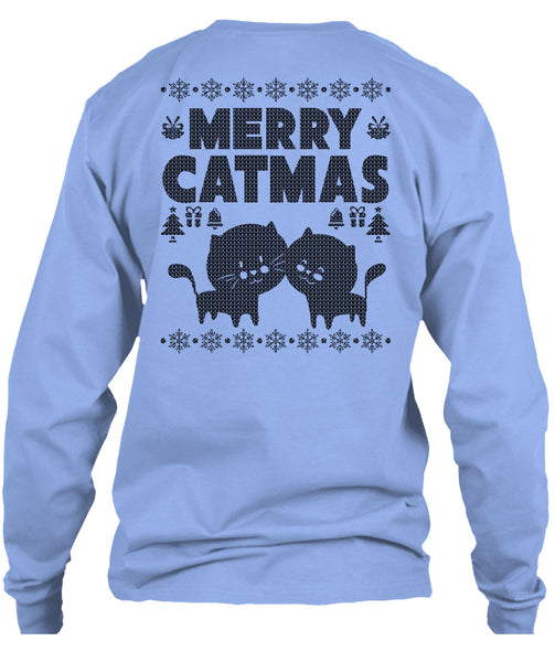 Merry Catmas T Shirt, Noel Christmas T Shirt