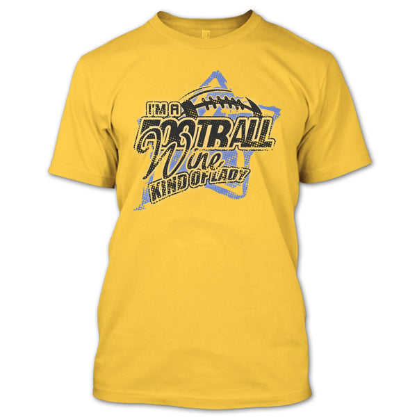 I'm A Football T Shirt, Coolest Football Lady T Shirt