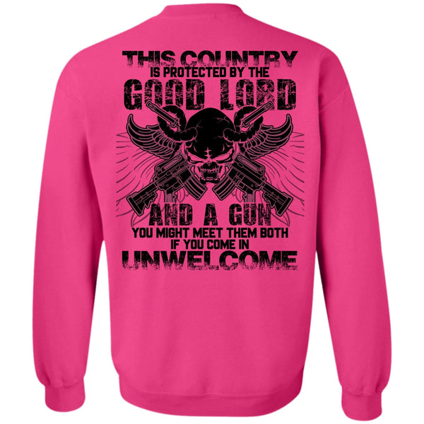 I Love Gunning T Shirt, Good Lord And A Gun Sweatshirt