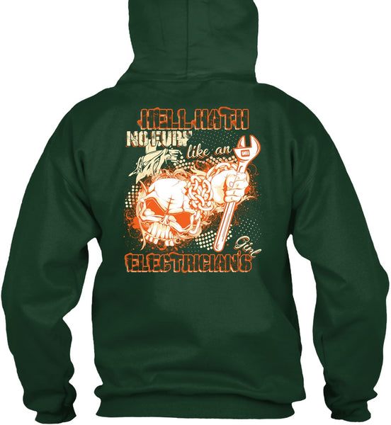 Like An Electrician's Girl T Shirt, Being An Electrician T Shirt