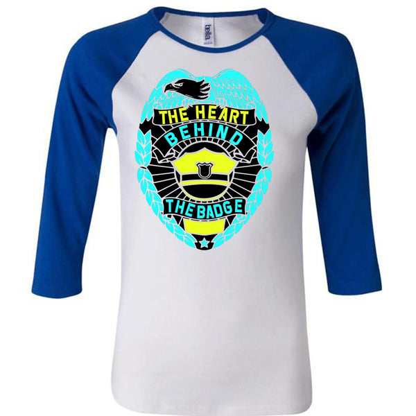 The Heart Behind The Badge T Shirt, I Love Police T Shirt, Awesome T-Shirts