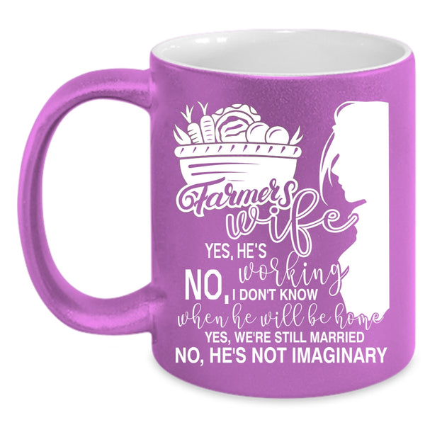 Farmer's Wife Coffee Mug, Beautiful Wife Coffee Cup