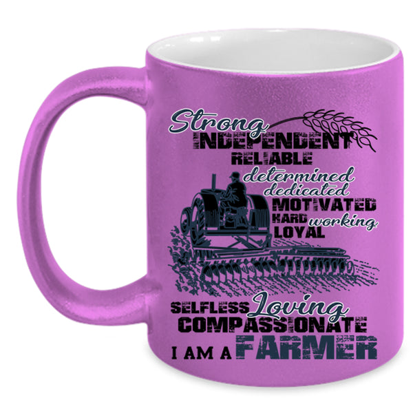 Cute Gift For Farmer Coffee Mug, I Am A Farmer Accent Mug