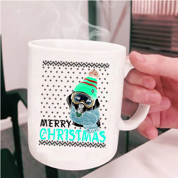Cute Gift For Dog Lovers Coffee Mug, Merry Christmas Cup