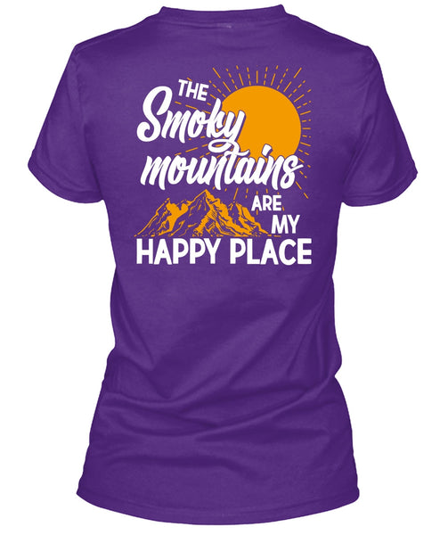 The Smoky Mountains Are My Happy Place T Shirt, My Favorite T Shirt