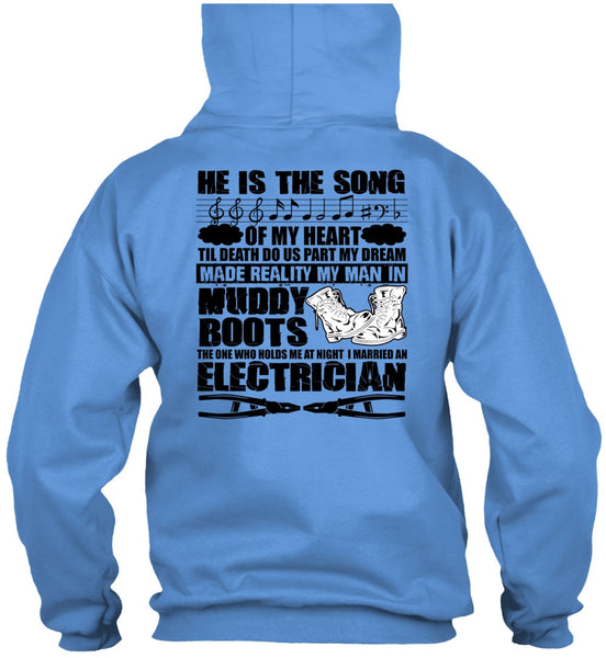I Married An Electrician T Shirt, I Love Electrician T Shirt