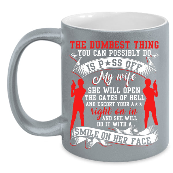 My Wife Coffee Mug, Cool Gift For My Husband Coffee Cup