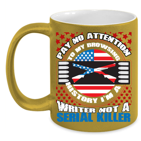 I'm A Writer Coffee Mug, Cool American Flag Coffee Cup