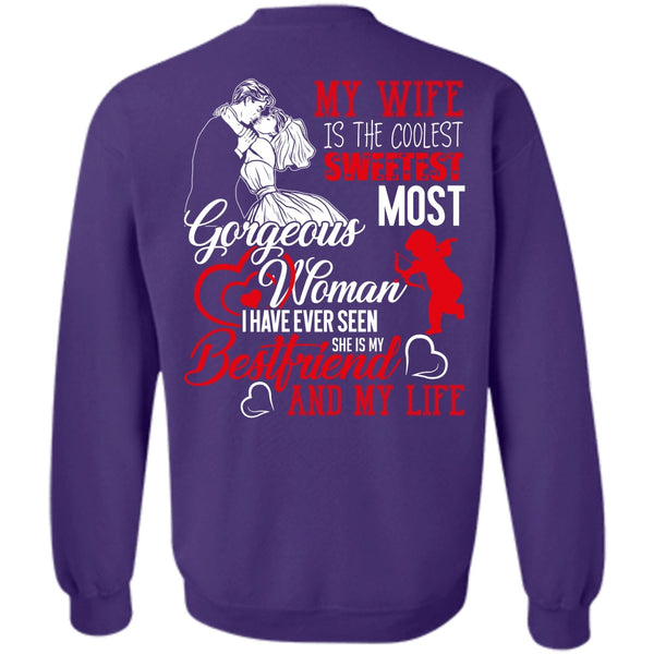 She Is My Best Friend T Shirt, I Love Husband Sweatshirt