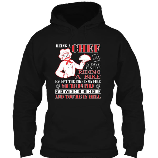 A black t-shirt with the shopify logo