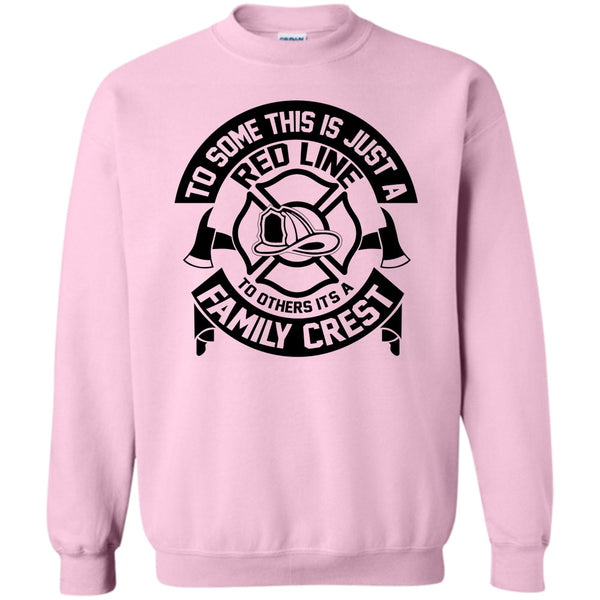 Coolest Firefighter T Shirt, This Is Just A Red Line Sweatshirt