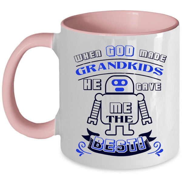 When God Made Grandkids Mug, He Gave Me The Best Cup