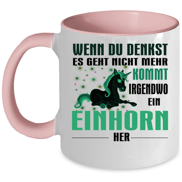 Gift For My Daughter Coffee Mug, Cute Unicorn Accent Mug