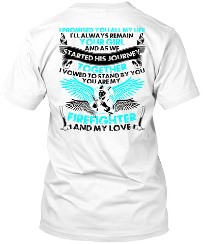 A black t-shirt with the shopify logo