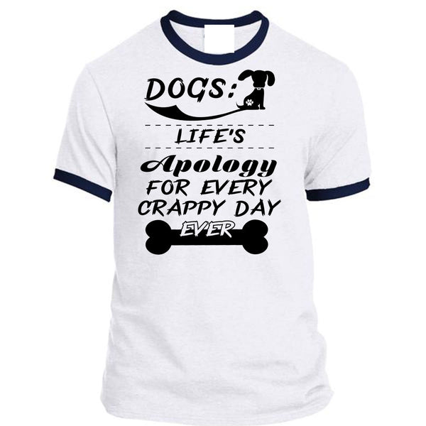 A black t-shirt with the shopify logo