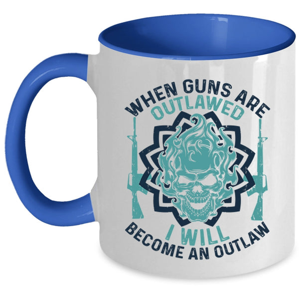 Funny Gift For Gunaholic Coffee Mug, Funny Gunner Accent Mug