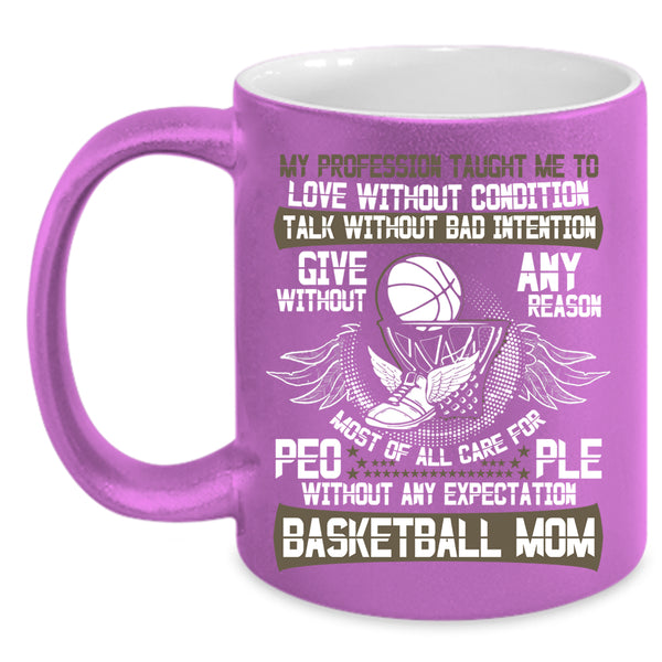 Basketball Mom Coffee Mug, Best Gift For Mommy Coffee Cup