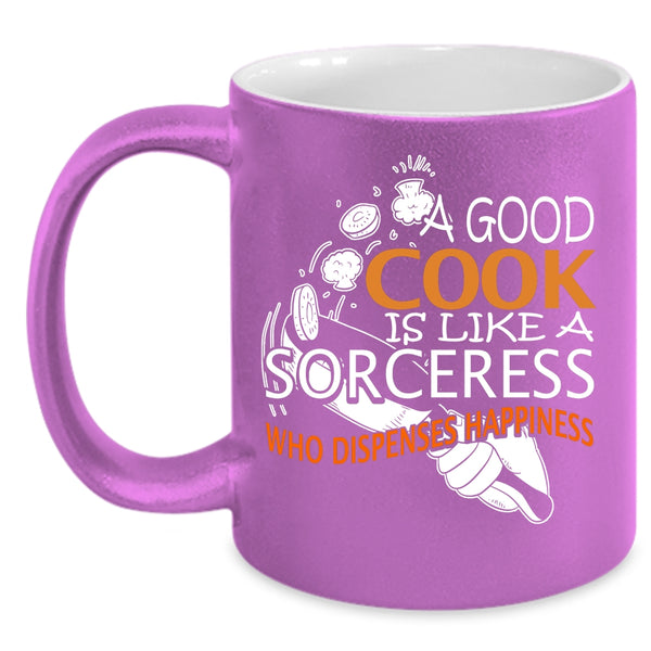 A Good Cook Is Like A Sorceress Coffee Mug, I Love Cooking Coffee Cup