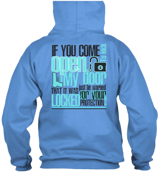 If You Come To Kick Open My Door T Shirt, I Love Gunning T Shirt