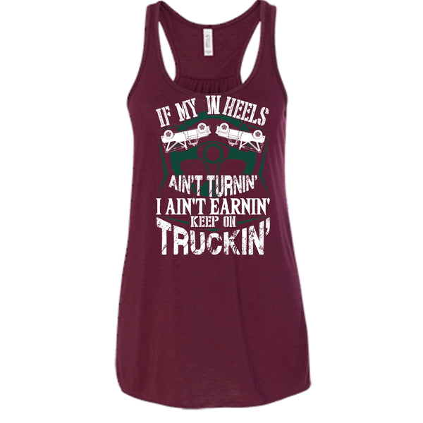 If My Car In Heels T Shirt, Keep On Trucking T Shirt, Cool T Shirt