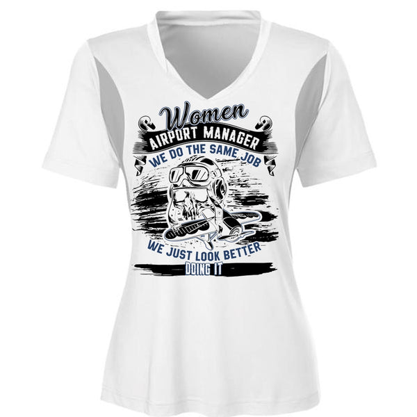 Women Aiport Manager T Shirt, I Love Manager T Shirt, Awesome T-Shirts
