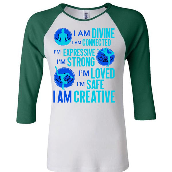 I Am Creative T Shirt, I Love Yoga T Shirt, Awesome T-Shirts