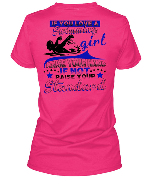 You Love A Swimming Girl T Shirt, I Love Swimming T Shirt
